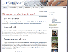 Tablet Screenshot of charlie-soft.com